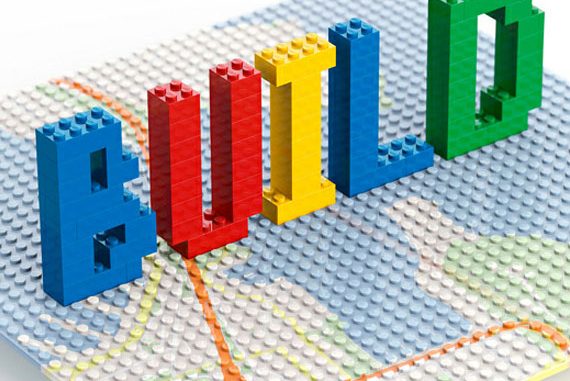 Lego Building in Virtual Chrome - Google