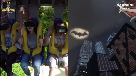 Samsung y Parque Warner crean la primera montaña rusa con realidad virtual