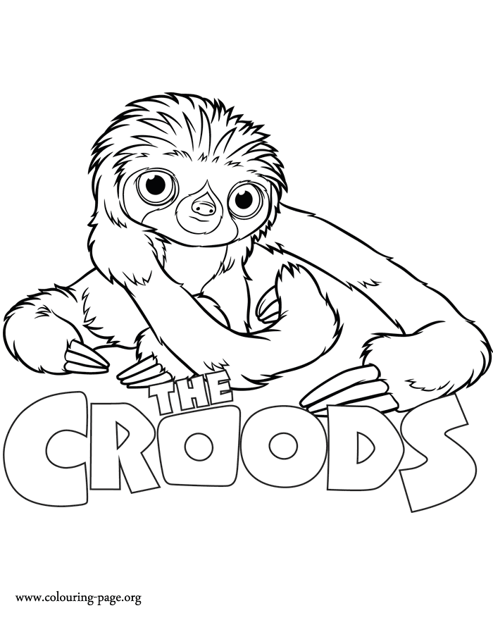  Los Croods – Colorear