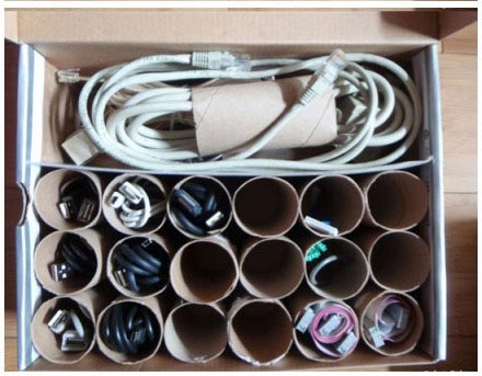 Organizar cables DIY Tutorial Manualidad