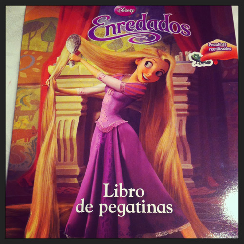Libro pegatinas Rapunzel