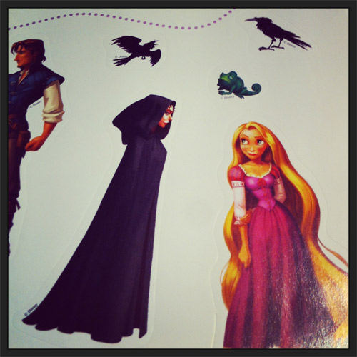 Libros Niños Rapunzel Pegatinas