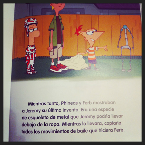 Libros Niños Phineas y Ferb