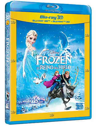 Frozen DVD Blue Ray 3D