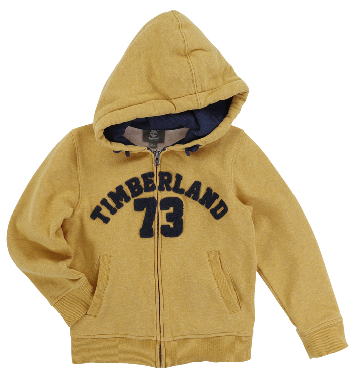 Moda infantil Timberland Sudadera capucha precio 65 euros