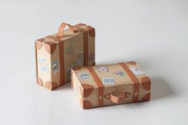 Manualidades con niños: Cajas de cerillas convertidas en maletas