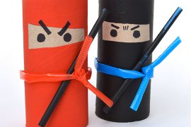 manualidades-ninjas-rollos
