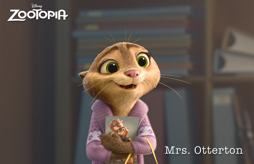 Zootropolis Personajes MRS OTTERTON