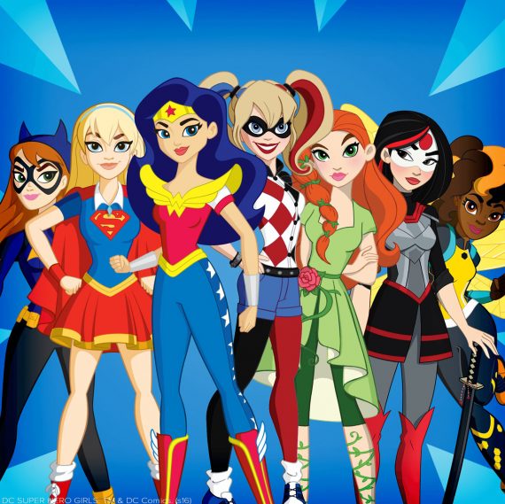 DC Super Hero Girls Personajes: Supergirl, Wonder Woman, Batgirl, Harley Quinn, Bumblebee y Poison Ivy