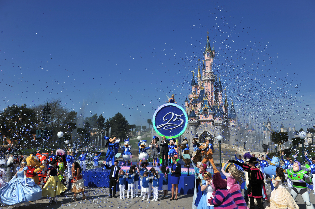Ceremonia 25 aniversario Disneyland Paris MArzo 2017