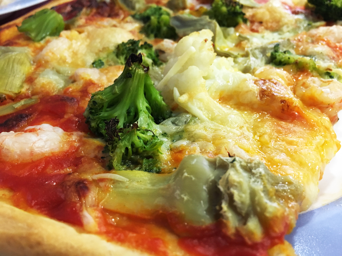 Recetas con verduras congeladas para niños: pizza