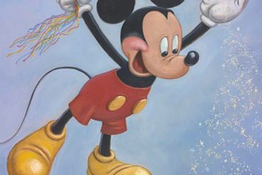 Retrato mickey mouse 90 cumpleaños Mark Henn